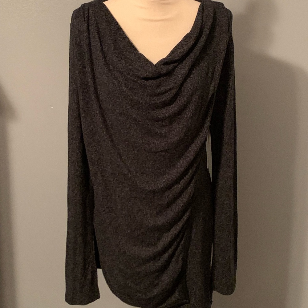 Charcoal Gray Marc New York Andrew Marc Performance Top NWT